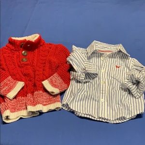 Bundle: Button Down Shirt + Pullover